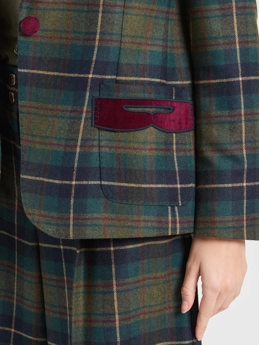 TARTAN blazer