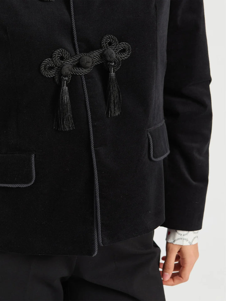 VELVET TASSEL jacket