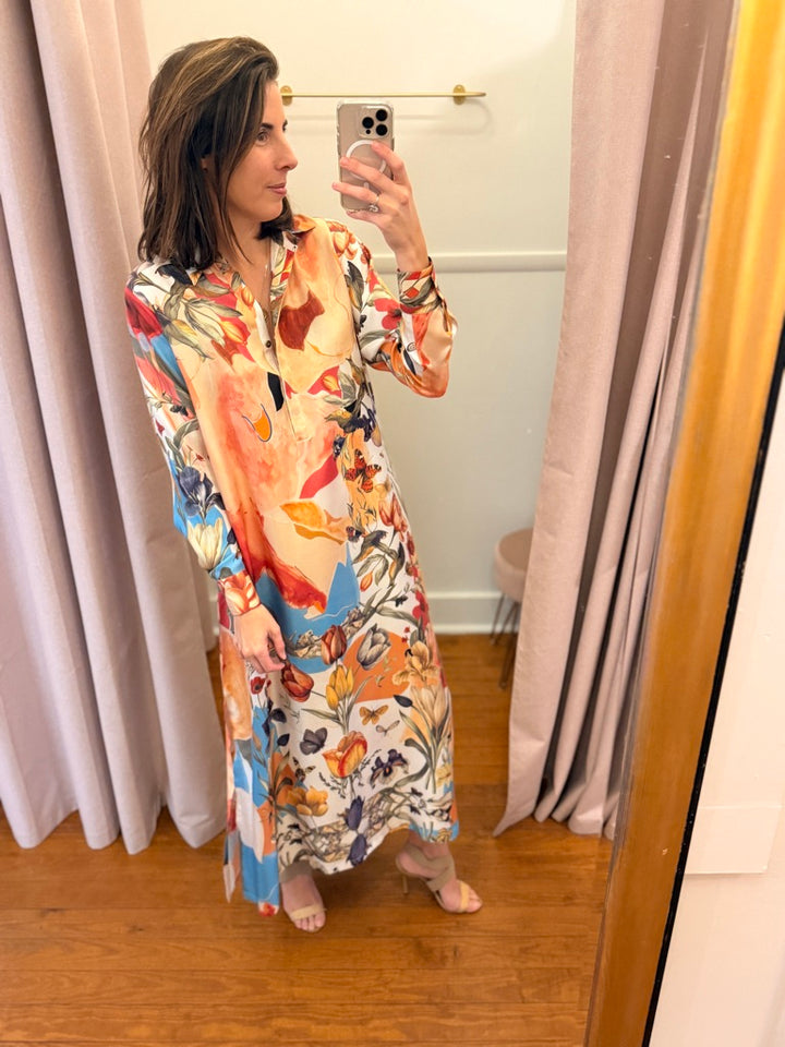 FLORAL SONATA kaftan