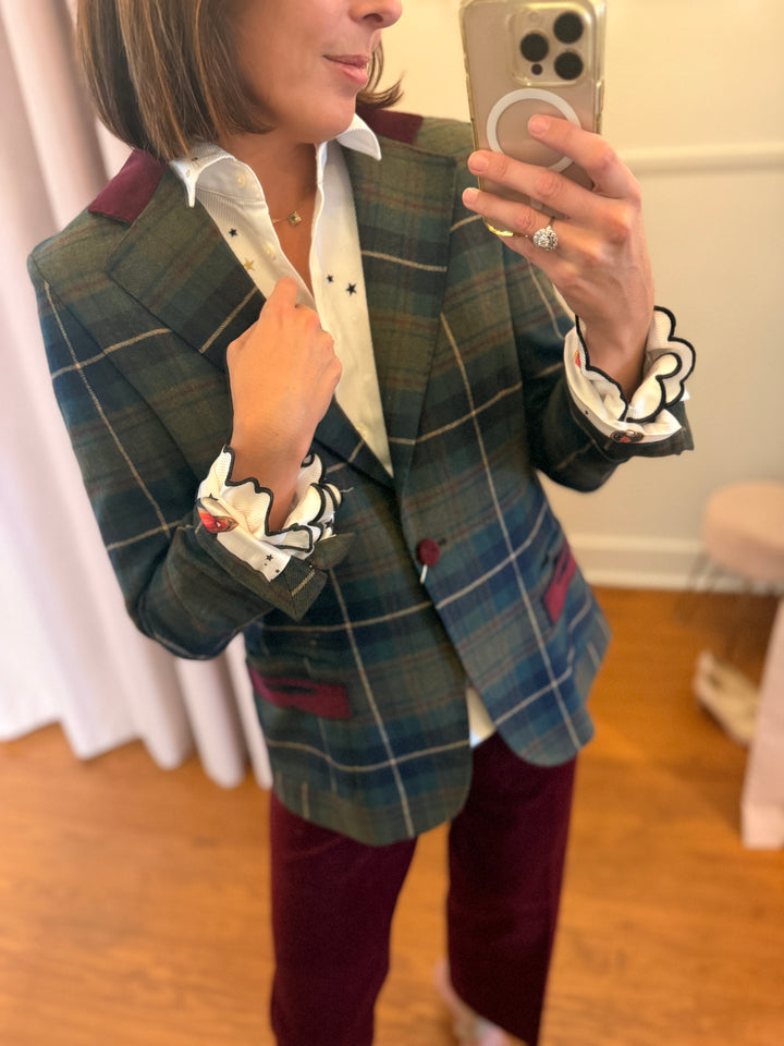TARTAN blazer