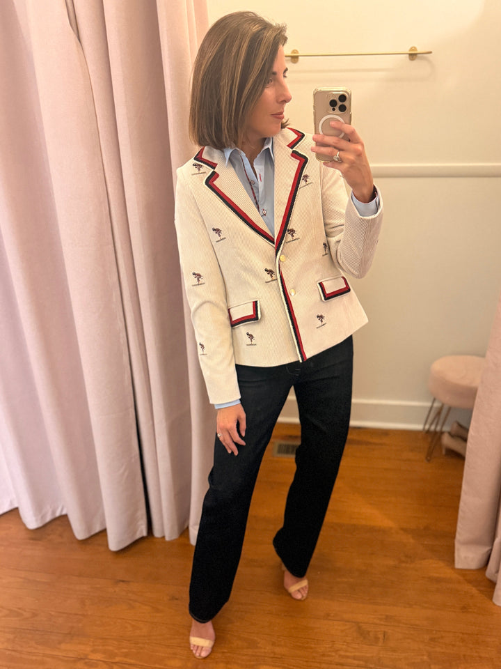 SKIER corduroy blazer