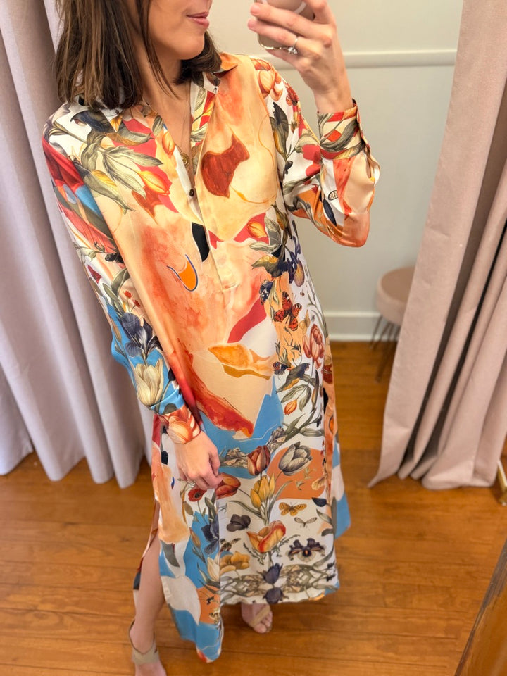 FLORAL SONATA kaftan