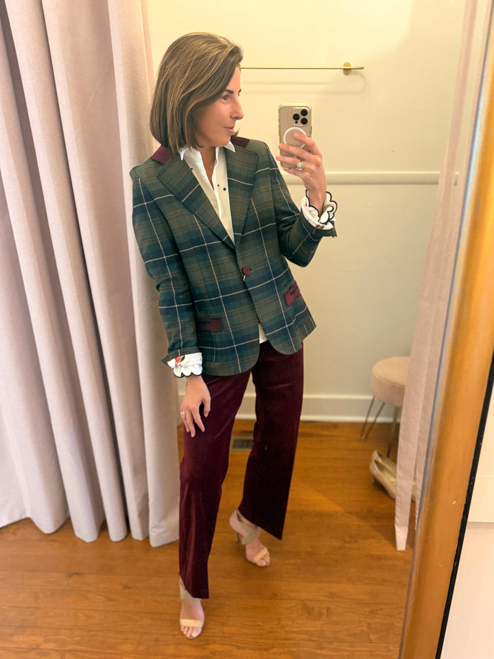 TARTAN blazer