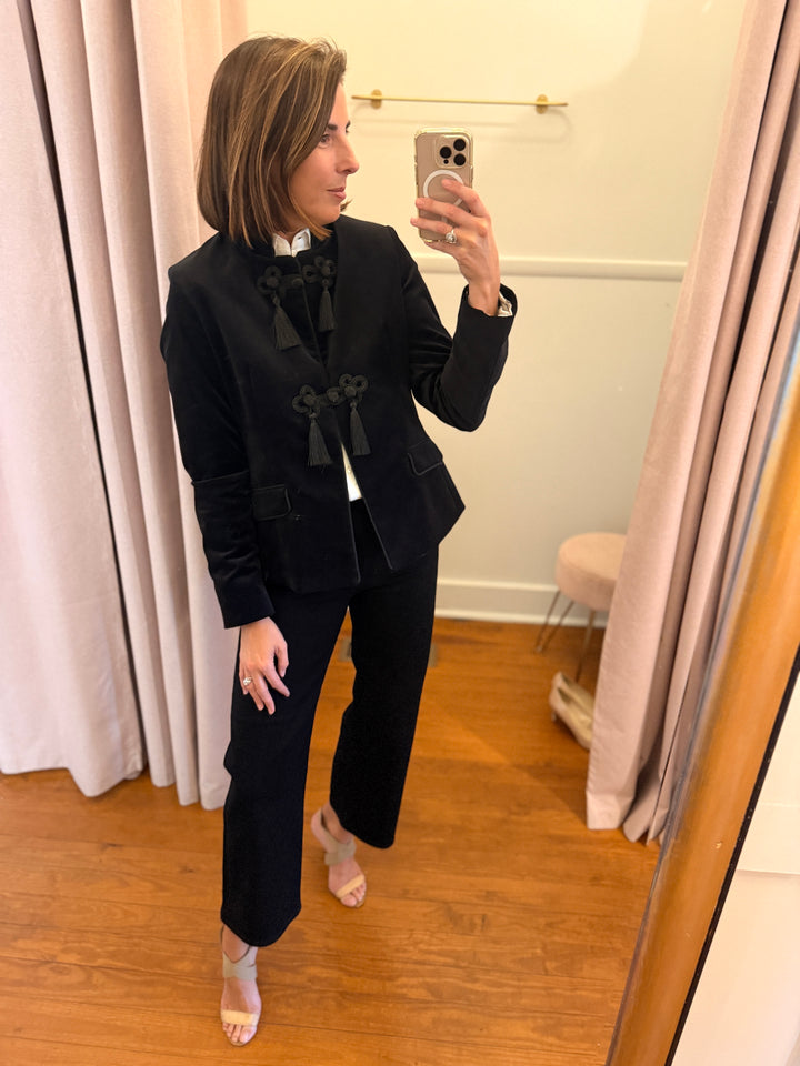 VELVET TASSEL jacket